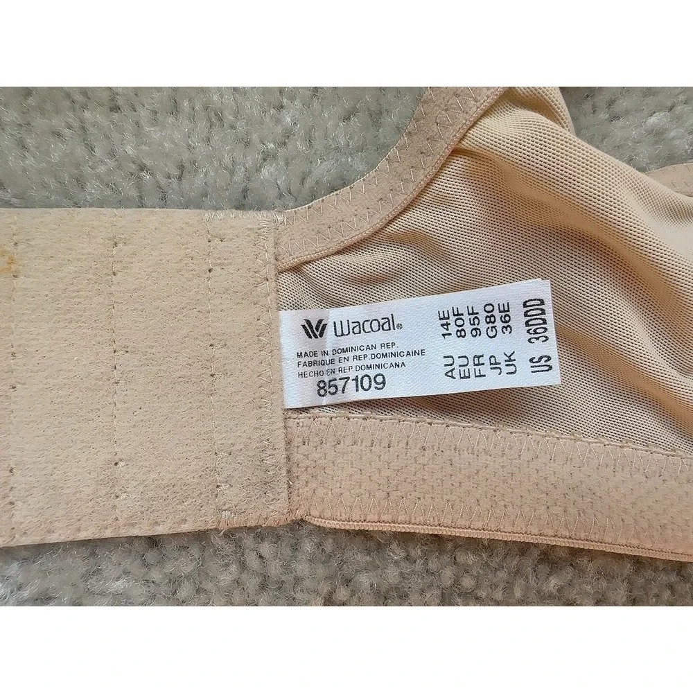 Wacoal Full Figure Simple Shaping Minimizer Bra 857109 Size 36DDD Nude - Picture 3 of 4